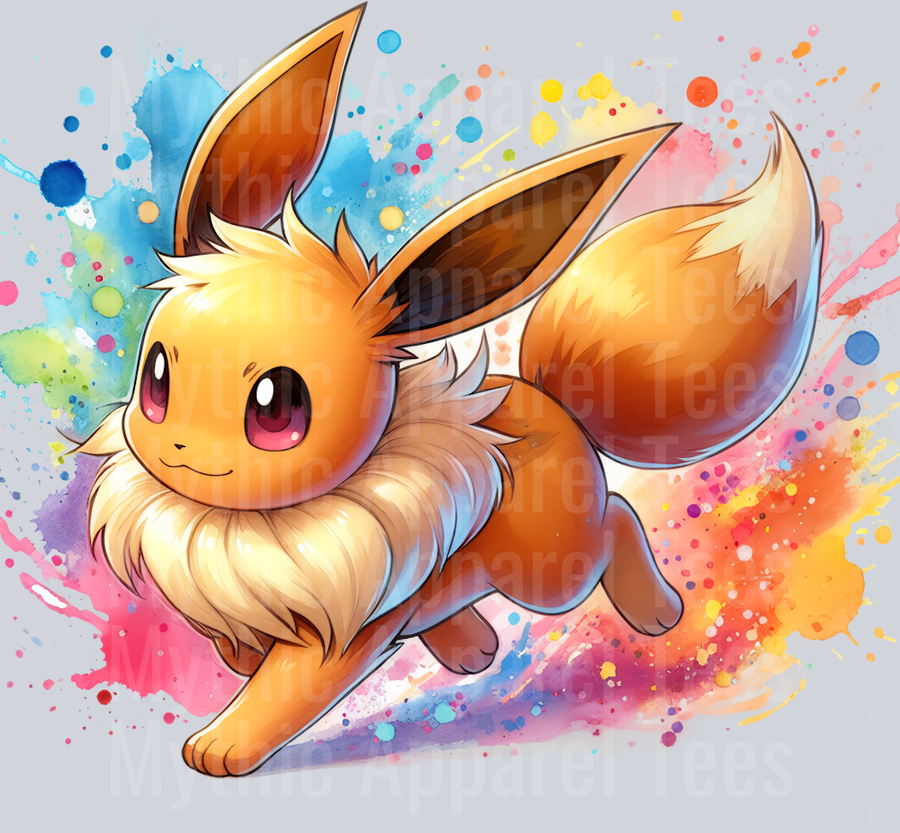 eevee Color Splash Pokemon Pop Culture