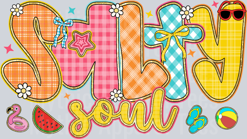 Preppy Salty Soul DTF Summer Transfers