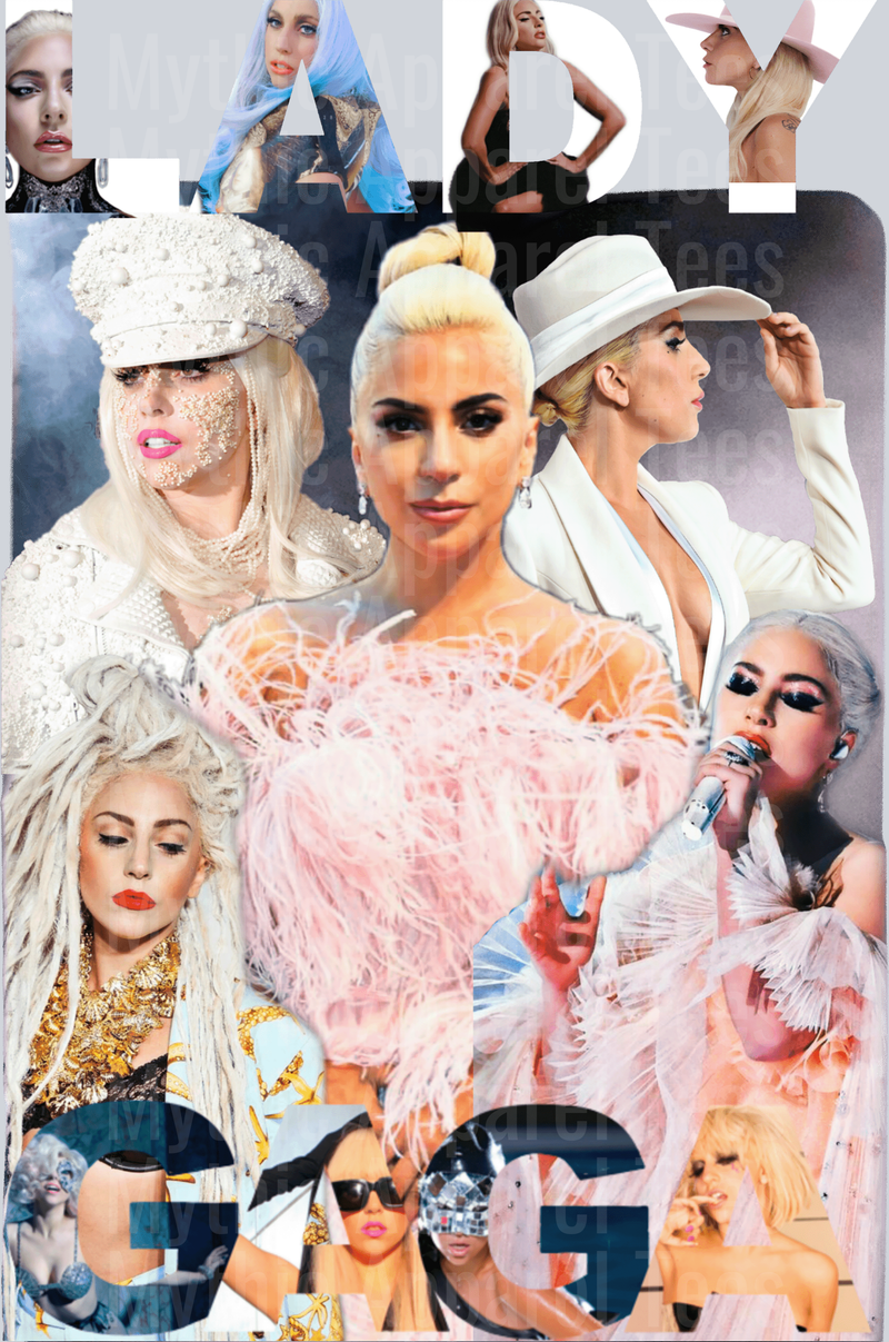 Lady Gaga DTF Pop Culture Transfers