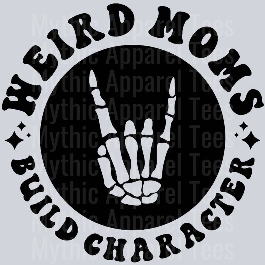 Weird Moms Build Character Pocket Design