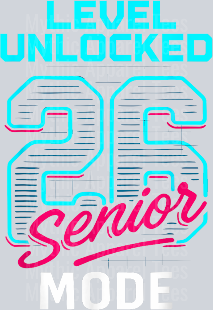 Level Unlocked 2026 Senior Mode Gamer Senior Class of 2026 T-Shirt