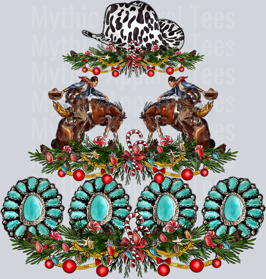 Western Cowboy Christmas Tree