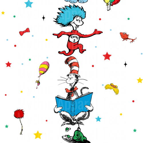 Dr Suess DTF Transfer
