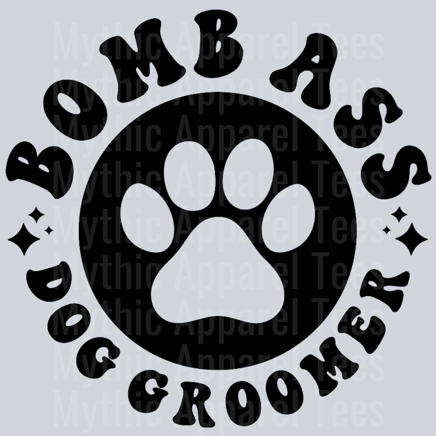 Somebodys Bomb Ass Dog Groomer Pocket Design