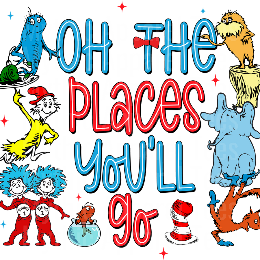 Dr Suess DTF Transfer