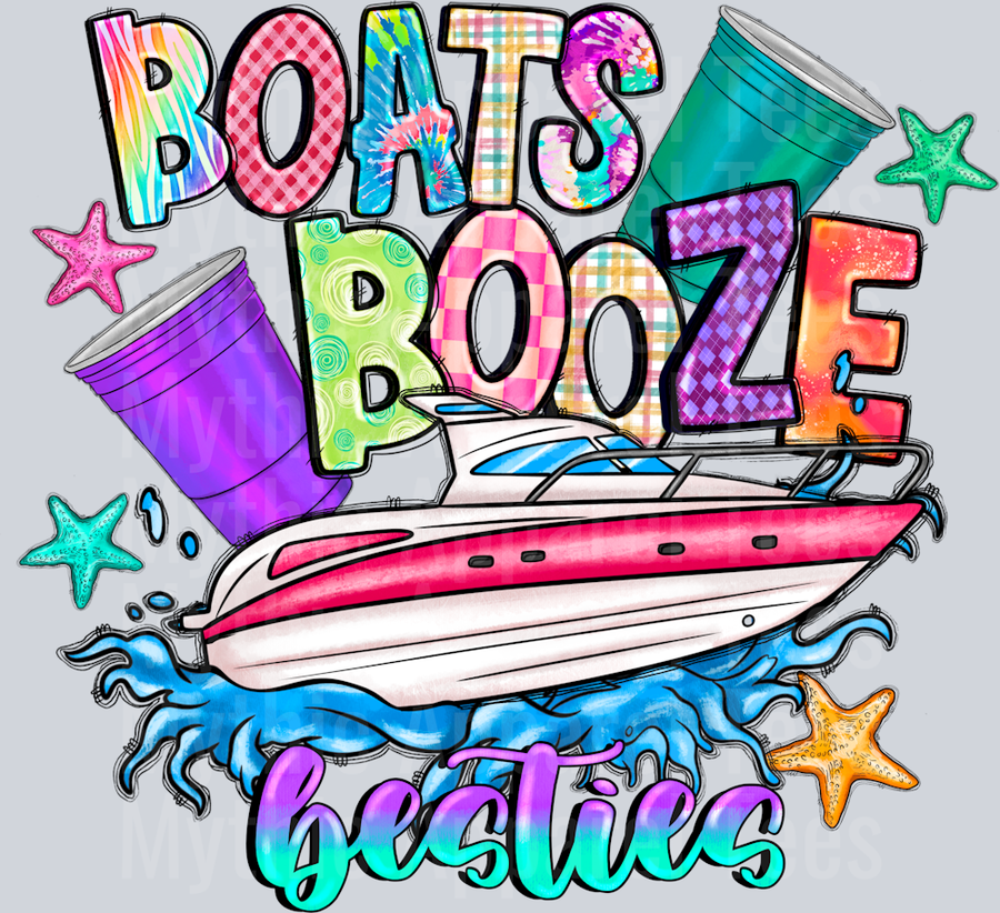 Boats Booze Besties Cruise Drinking