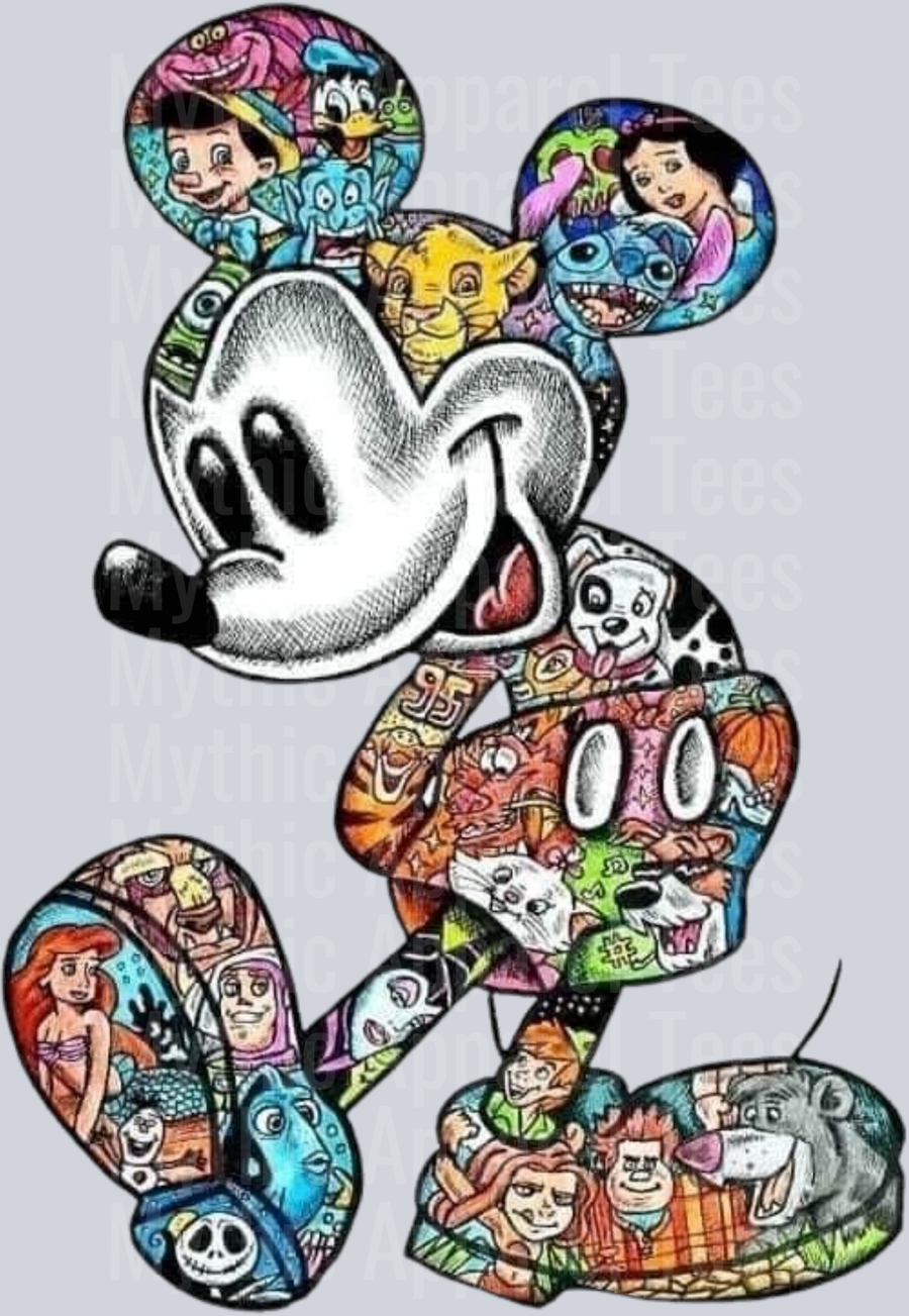 Disney Mickey retro DTF Disney Transfers
