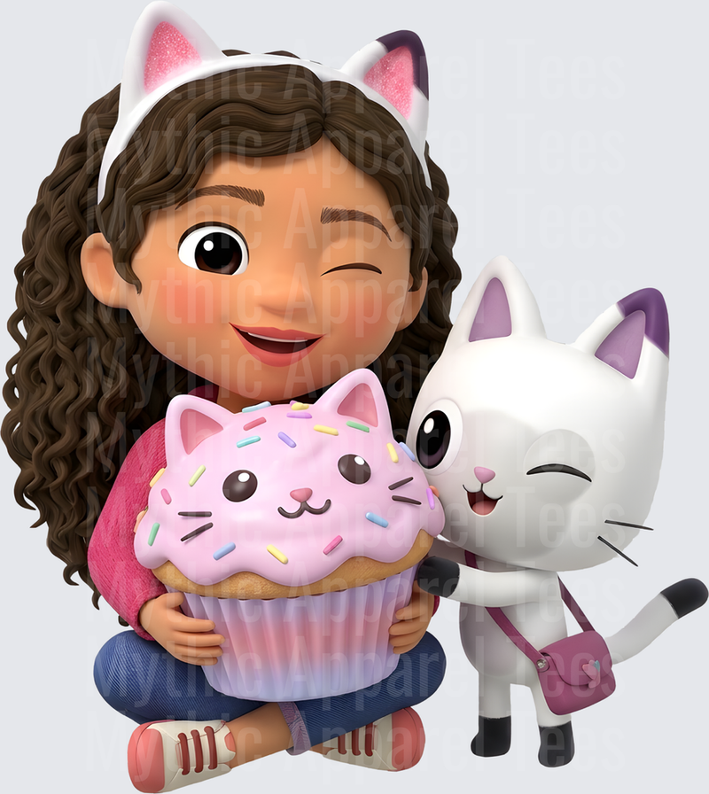 Gabby's Doll House Gabby and Pandy Paws with Cat Cupcake