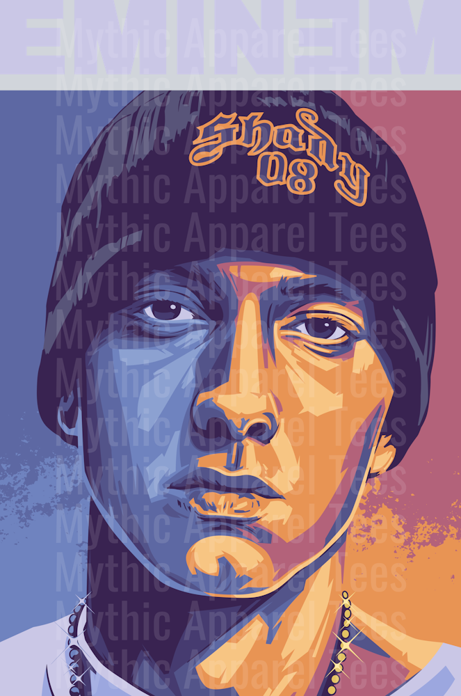 EMINEM Rapper Pop Culture Rap Legend DTF Rapper Transfers