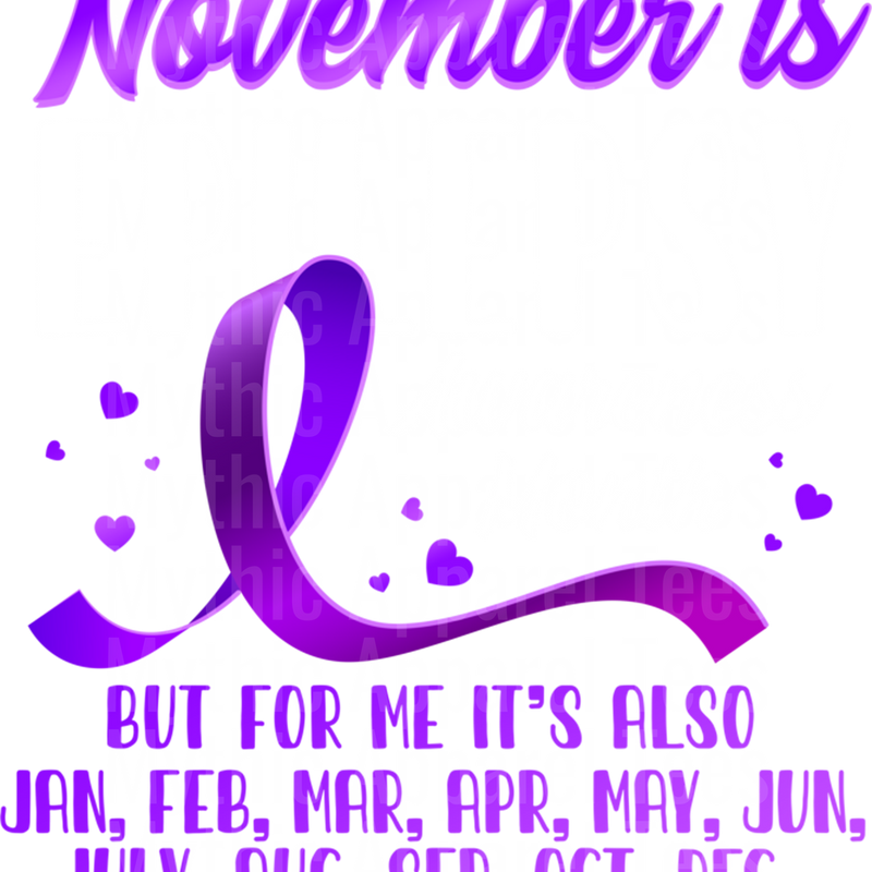 Epilepsy Awareness DTF Transfer