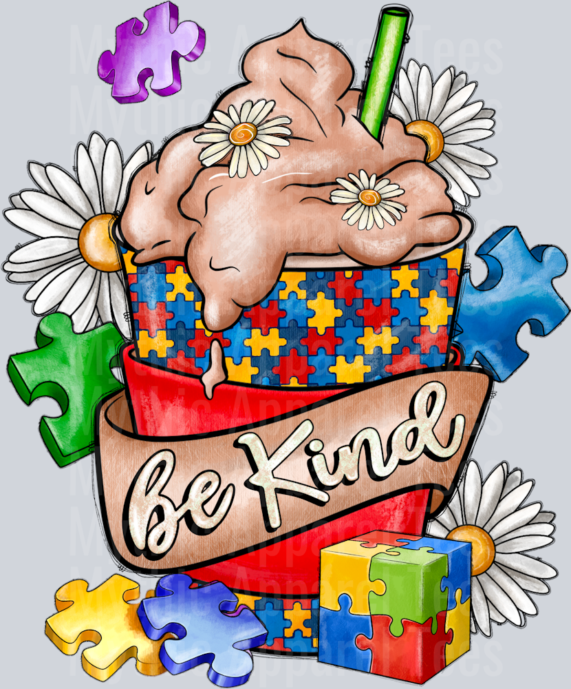 Be Kind Autism Coffee Autism Awareness