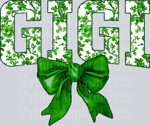 Green Toile Gigi