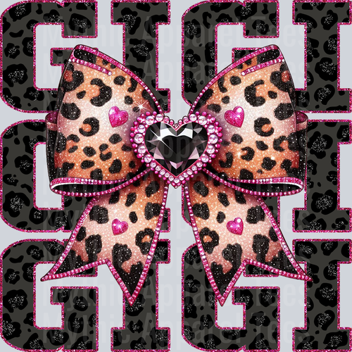 Leopard Bow Gigi