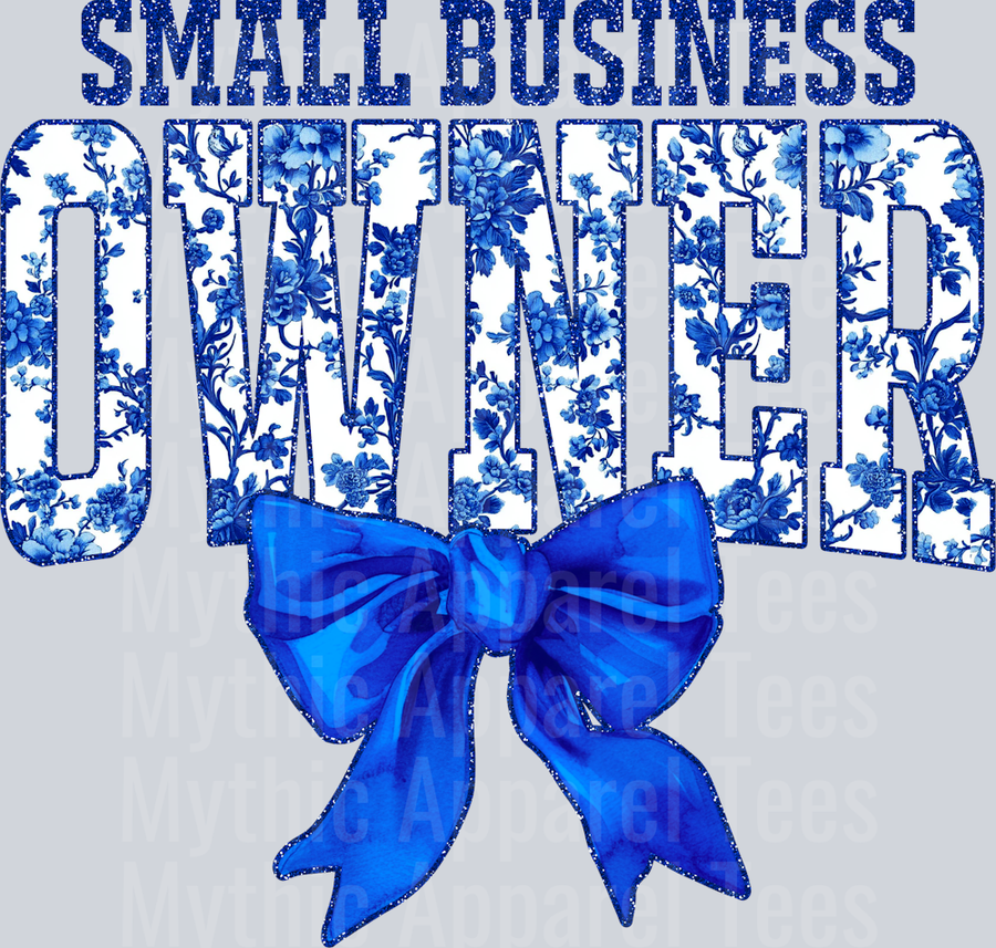 Blue Small Business Owner