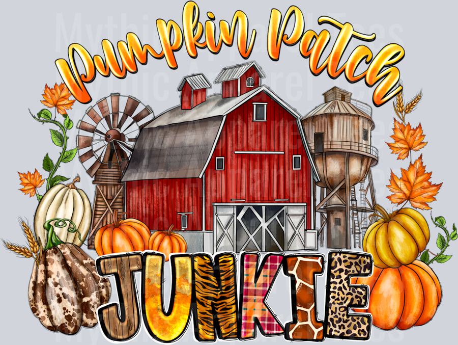 Pumpkin Patch Junkie DTF Fall Transfers