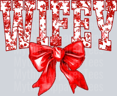 Red Toile Wifey