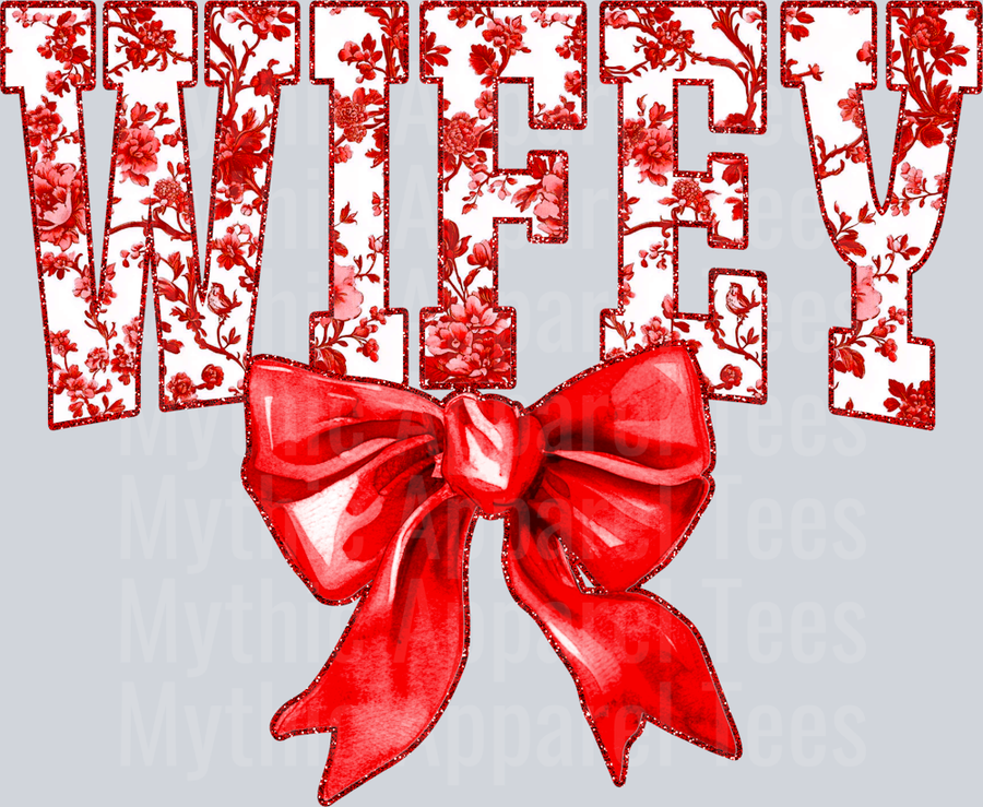 Red Toile Wifey