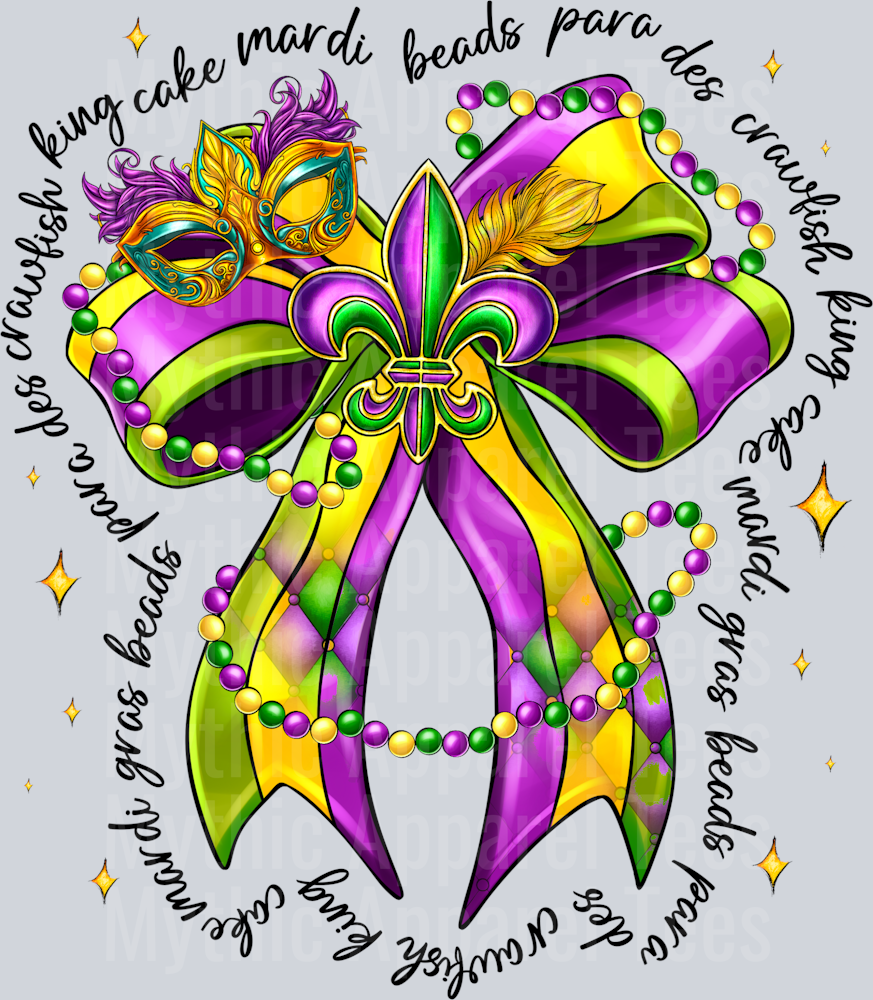Mardi Gras Bow 3