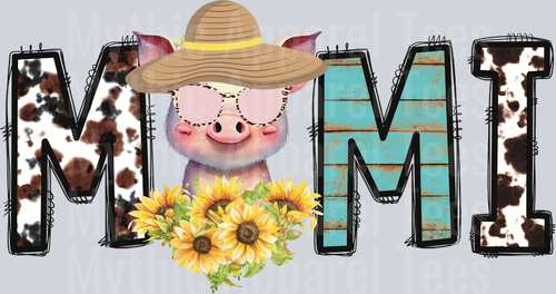 MIMI Pig DTF Mimi Transfers