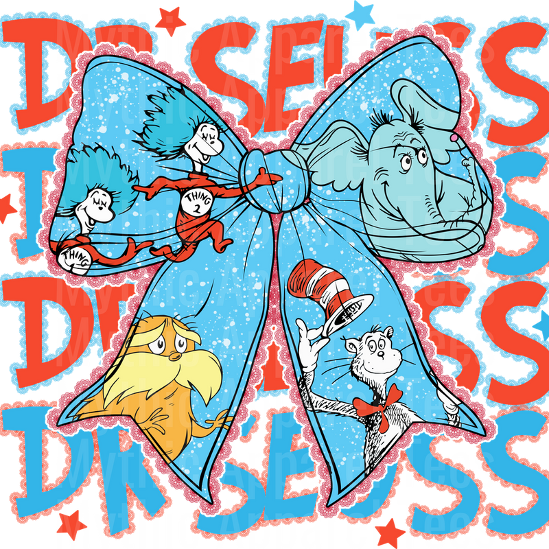 Dr Suess DTF Transfer