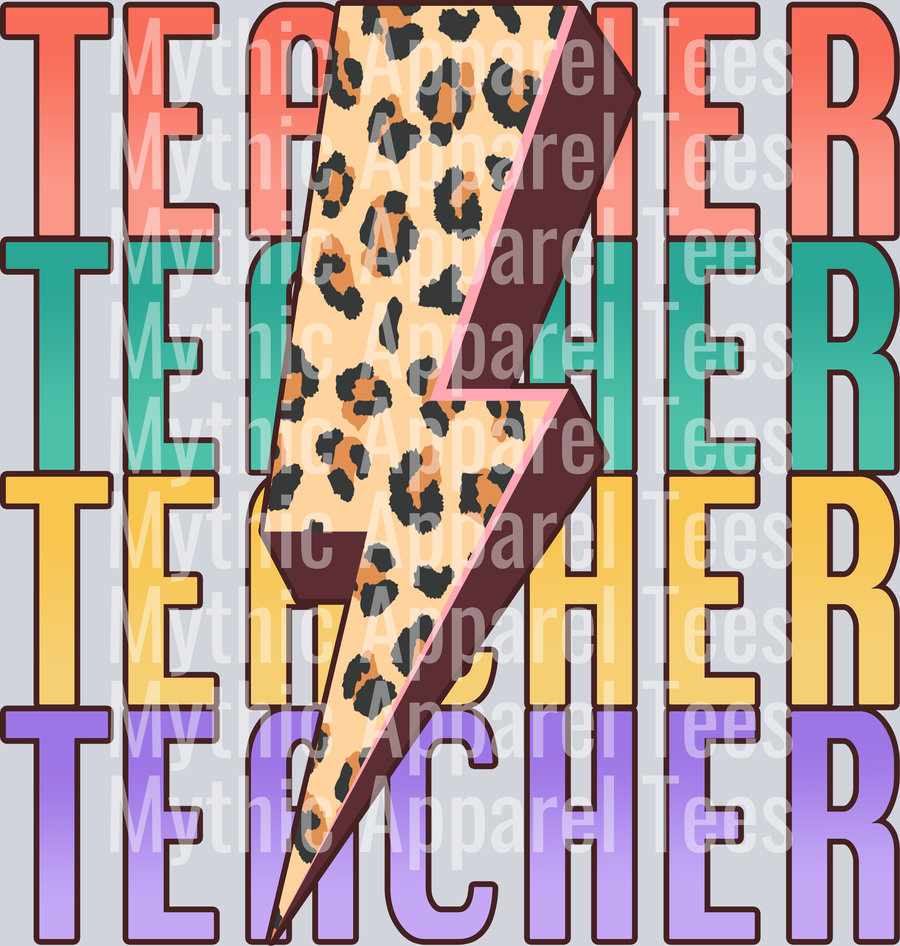 TEACHER THUNDER 2 DTF Teacher Transfers