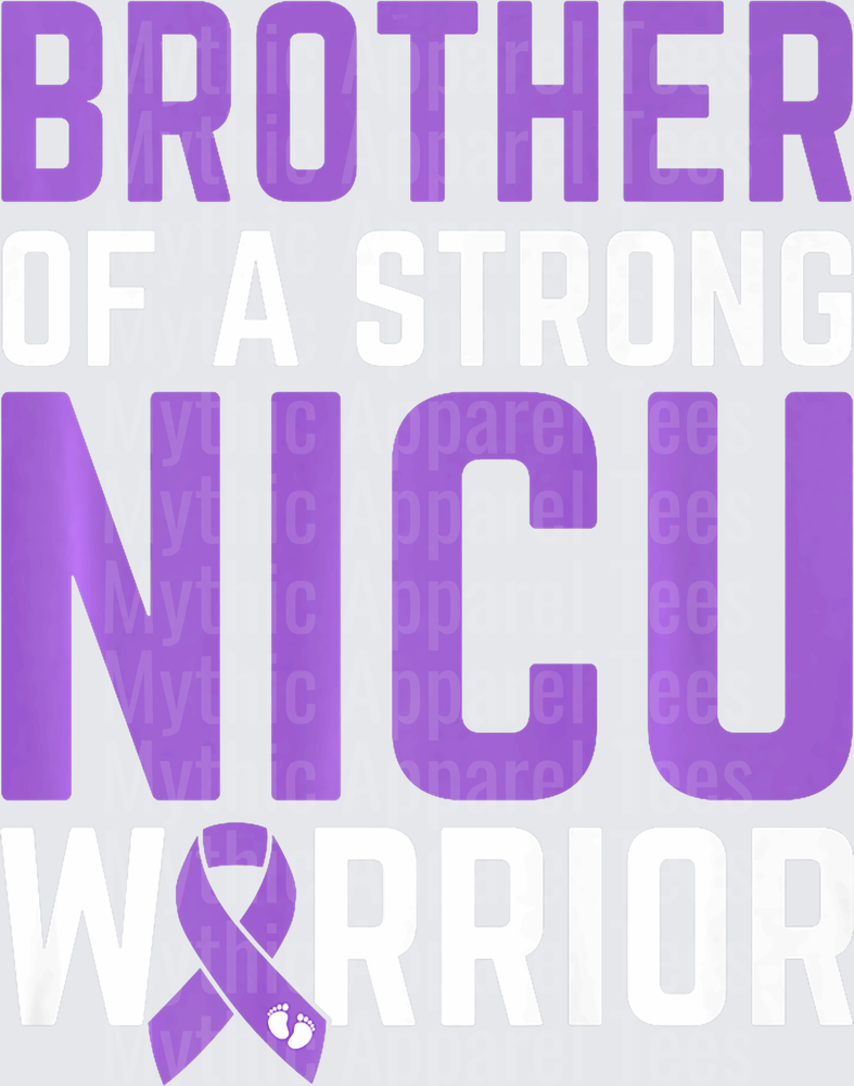 Brother NICU Warrior Baby Prematurity Awareness Preemie Bro Premium T-Shirt