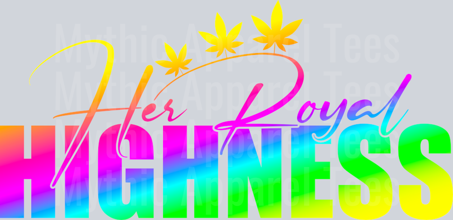 Her Royal Highness Girly Weed Smoking Style