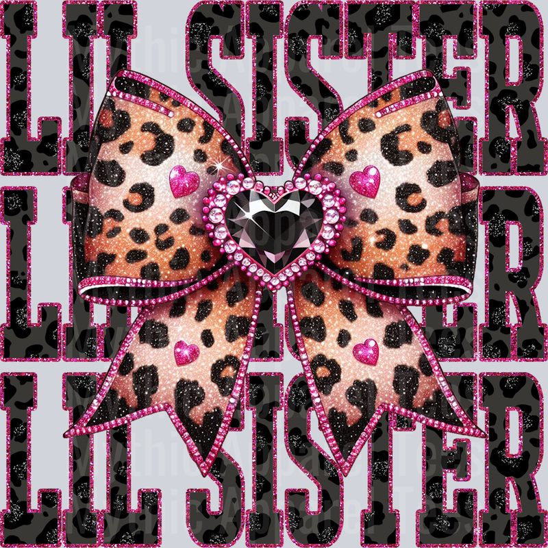 Leopard Bow Little Sister