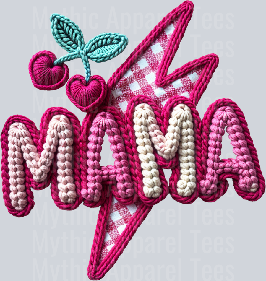 Mama Faux Yarn Valentines Day