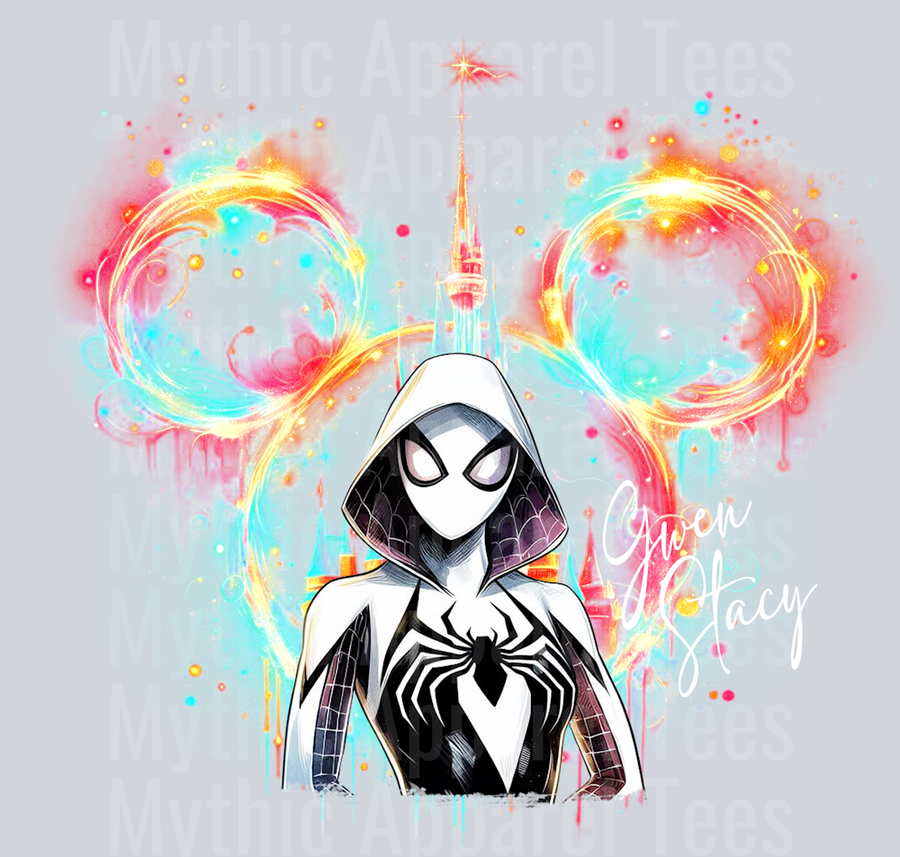 Gwen Stacy Disney Castle Marvel Superhero
