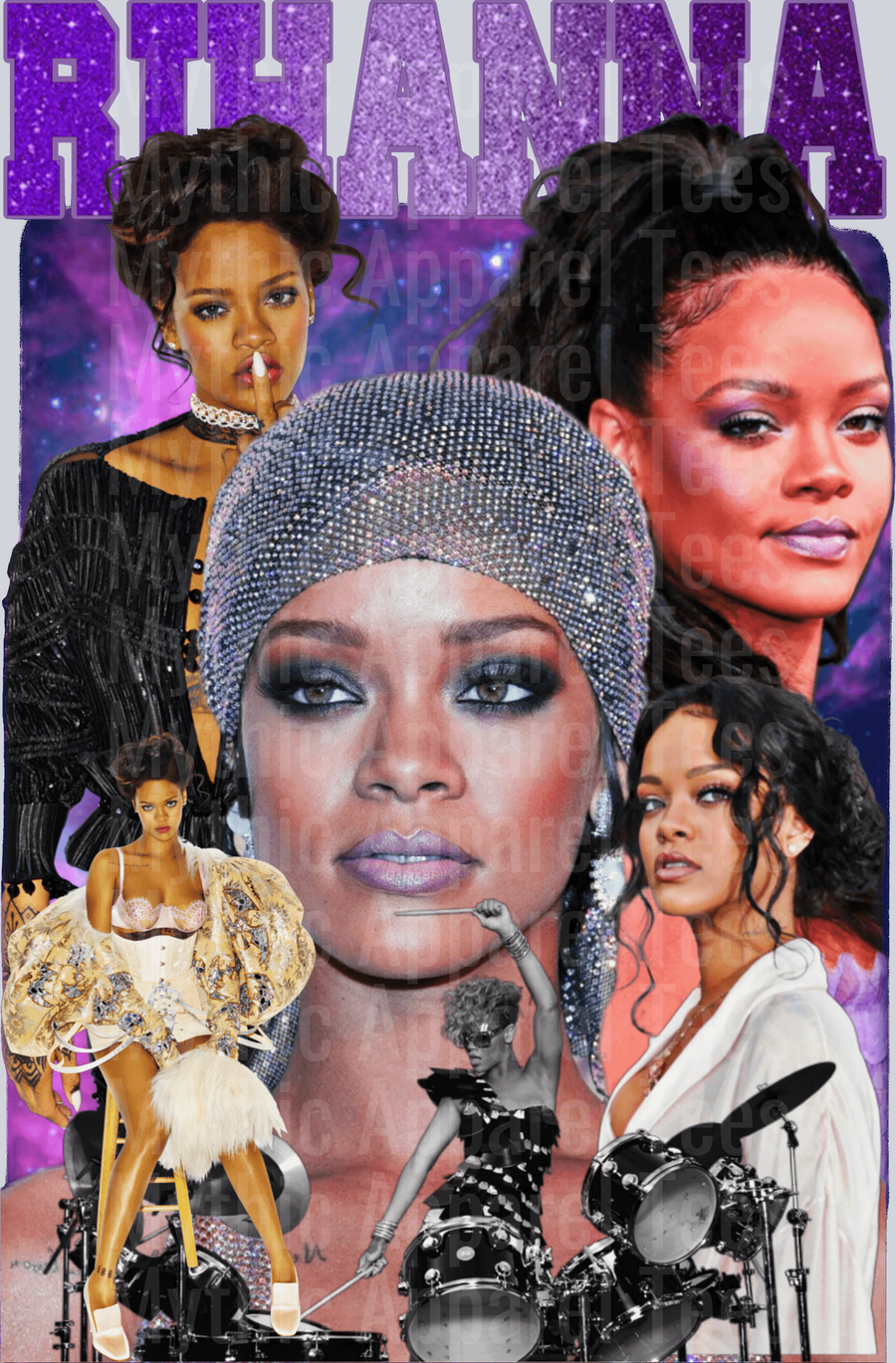 Rihanna DTF Pop Culture Transfers