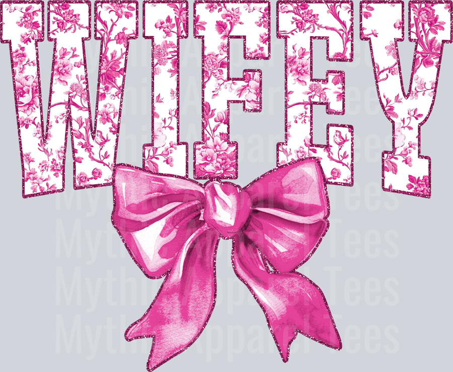 Light Pink Toile Wifey