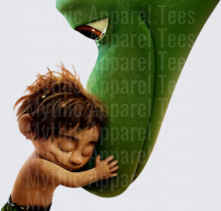 Arlo and Spot Emotional Hug The Good Dinosaur Pixar