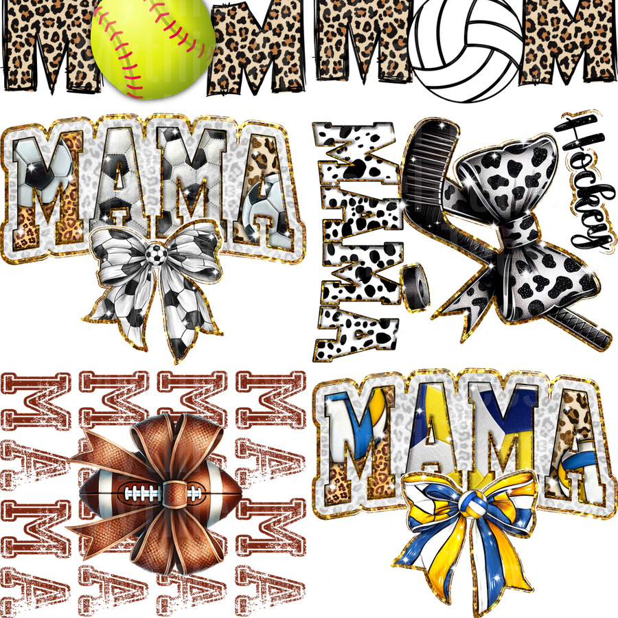 SPORTS VARIETY 1 GANG SHEET 10 FULL SIZE IMAGES