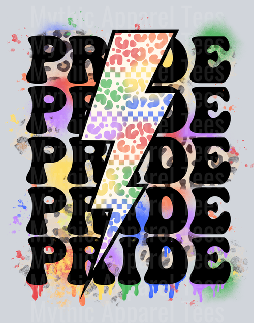 Pride paint splatter