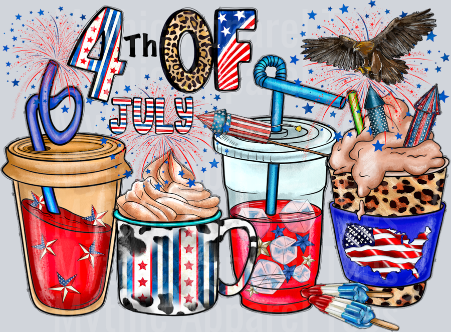 4th of july coffee cups Patriotic Coffee