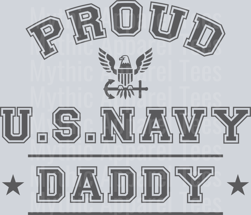 AZ1304 NAVY Proud US Navy Dad
