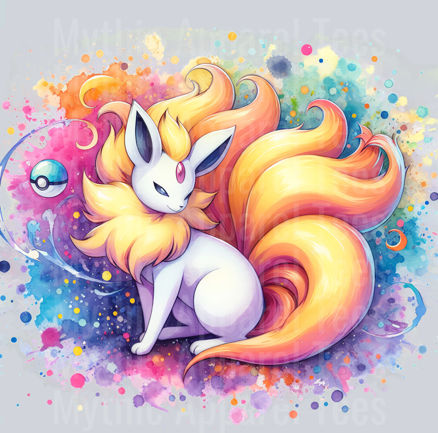 ninetales Color Splash Pokemon Pop Culture