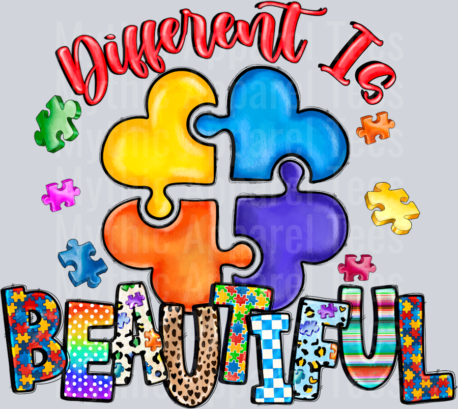 Different Is Beautiful Autism Awareness