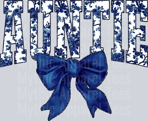 Navy Toile Auntie