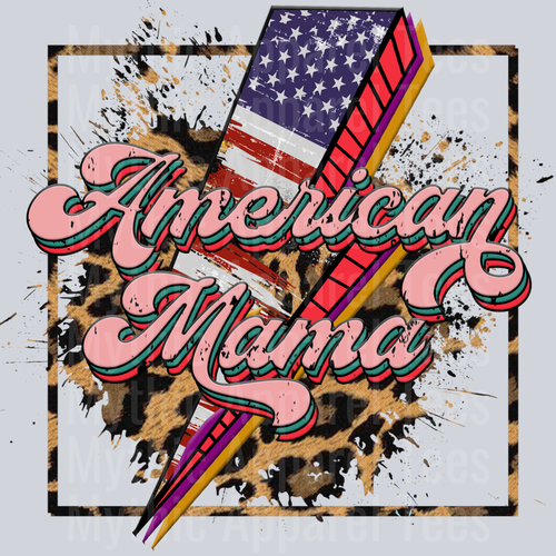 American Mama DTF Patriotic Transfers
