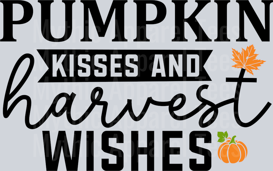 Pumkin kisses and harvest wishes