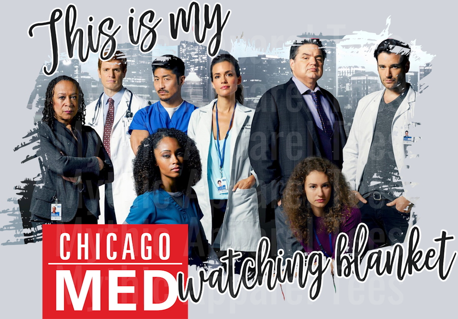 Chicago Med Blanket Plain