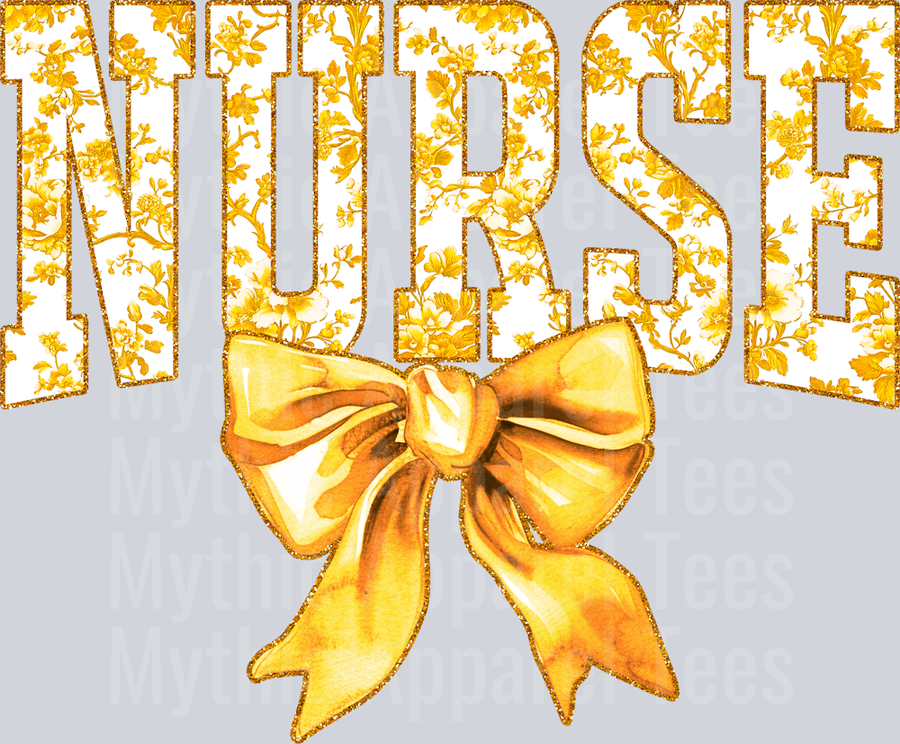 Yellow Toile Nurse