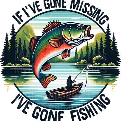 Fishing DTF Transfer