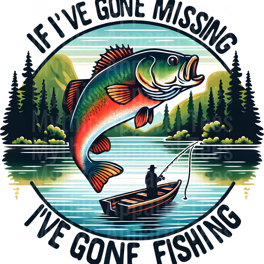 Fishing DTF Transfer