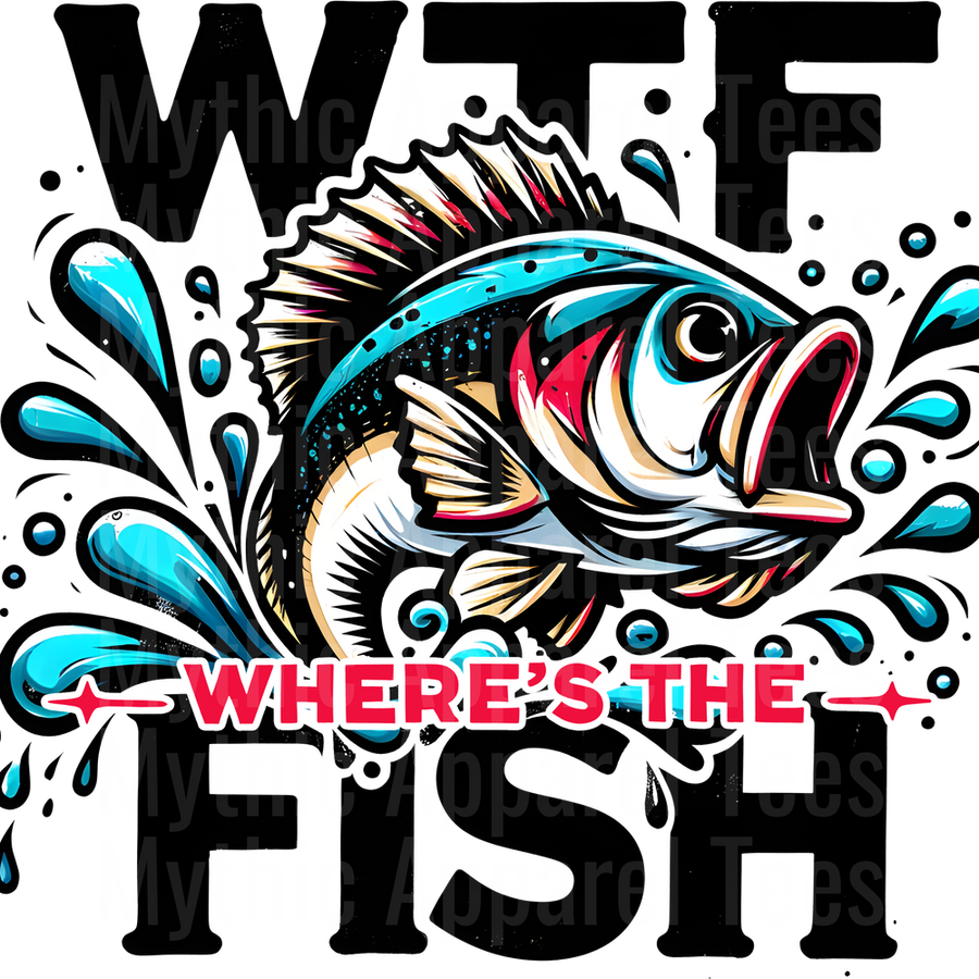 Fishing DTF Transfer