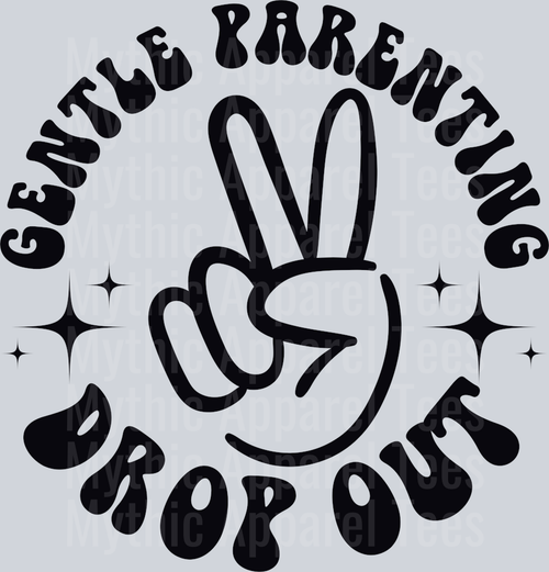 Gentle parent pocket DTF Mom Dad Transfers