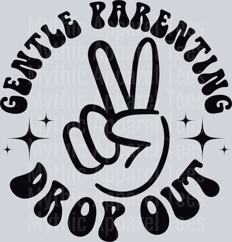 Gentle parent pocket DTF Mom Dad Transfers