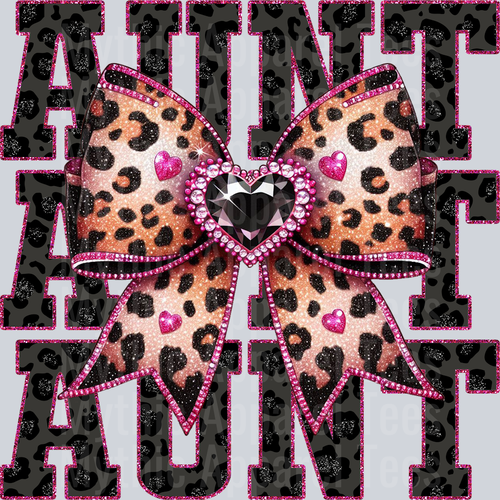 Leopard Bow Aunt